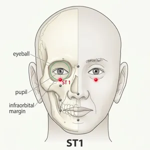 Chengqi acupoint diagram