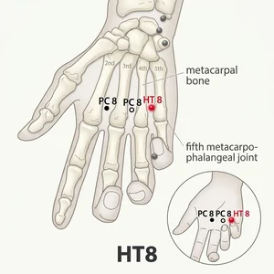 Shaofu acupoint diagram